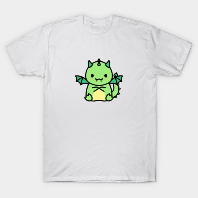 Dragon T-Shirt by littlemandyart